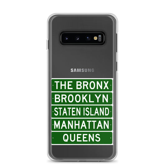 5 Boroughs Clear Case for Samsung® All Varieties Types