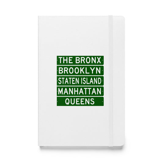 5 Boroughs hardcover bound notebook