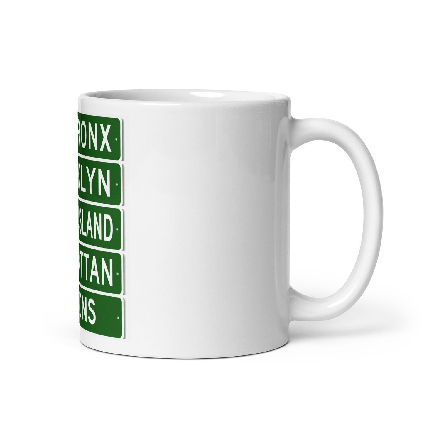 5 Boroughs glossy mug